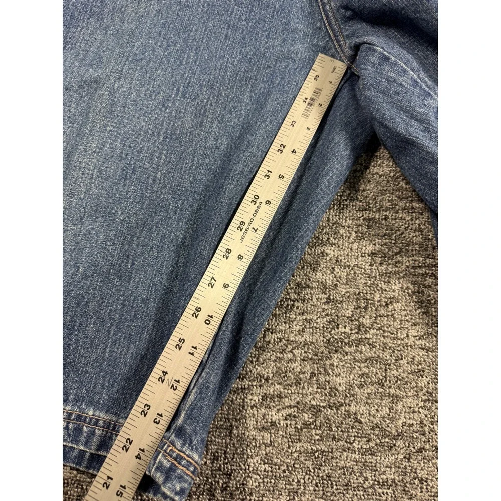 FUBU The Collection Mens Denim Shorts‎ Blue Baggy 90s Streetwear W42 Circa 1992